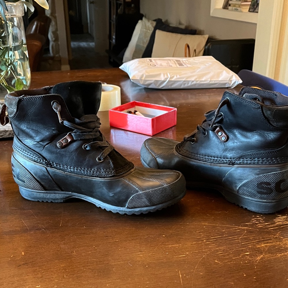 Sorel Men's Black Waterproof Boots - Picture 5 of 6